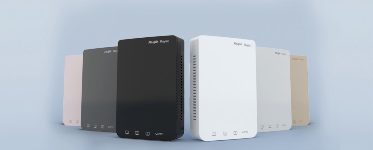 Ruijie Reyee RG-RAP1260 với 4 cổng LAN ở cạnh dưới