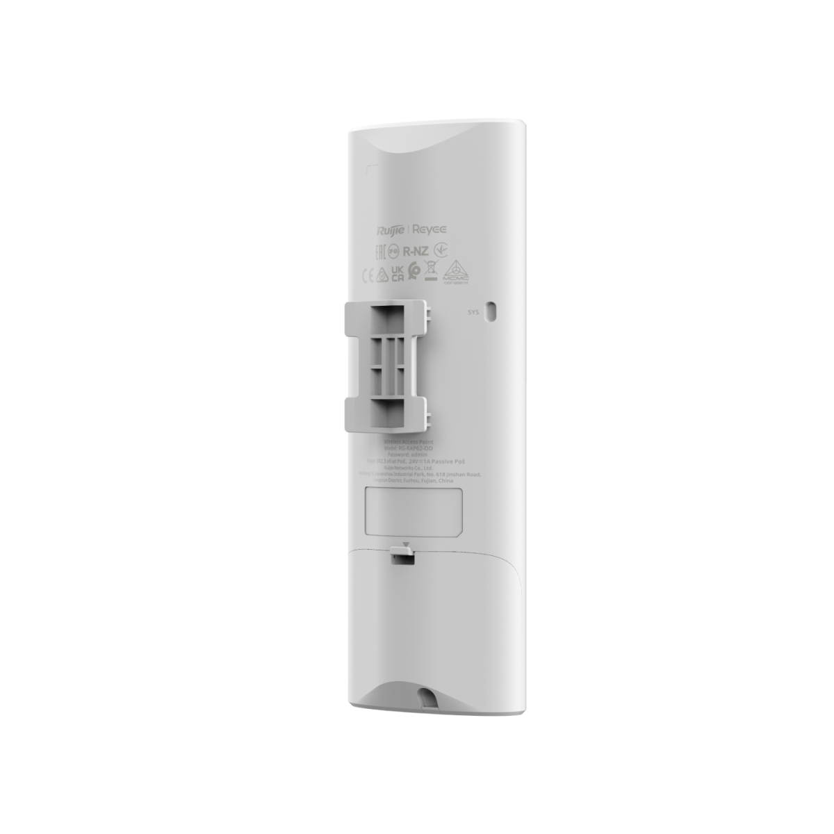 Mặt sau và gá lắp của RG-RAP62-OD
