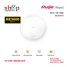Bộ phát Wi-Fi 7 ốp trần Ruijie Reyee RG-RAP72 BE3600, cổng 2.5G