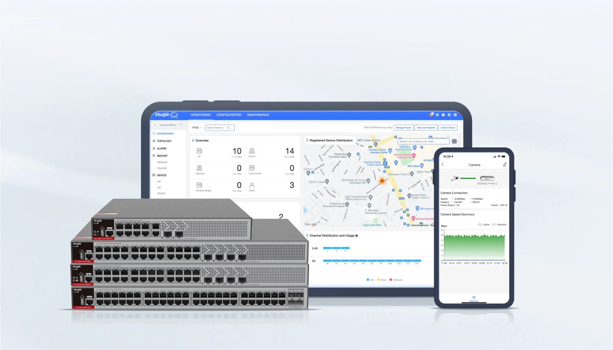 Quản lý switch Ruijie S2915 trên Ruijie Cloud