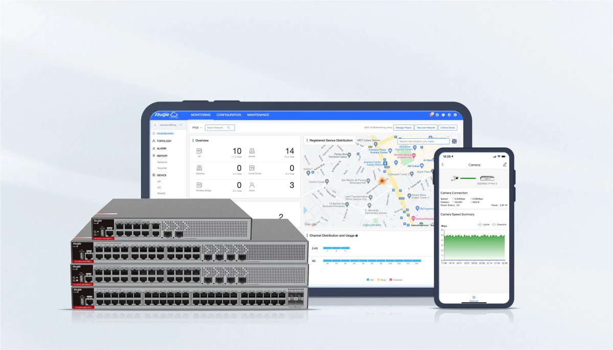 Quản lý switch Ruijie S2915 trên Ruijie Cloud