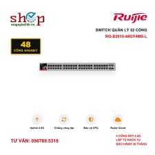 Switch quản lý Ruijie RG-S2915-48GT4MS-L 48 cổng Gigabit, 4 cổng SFP 2.5G