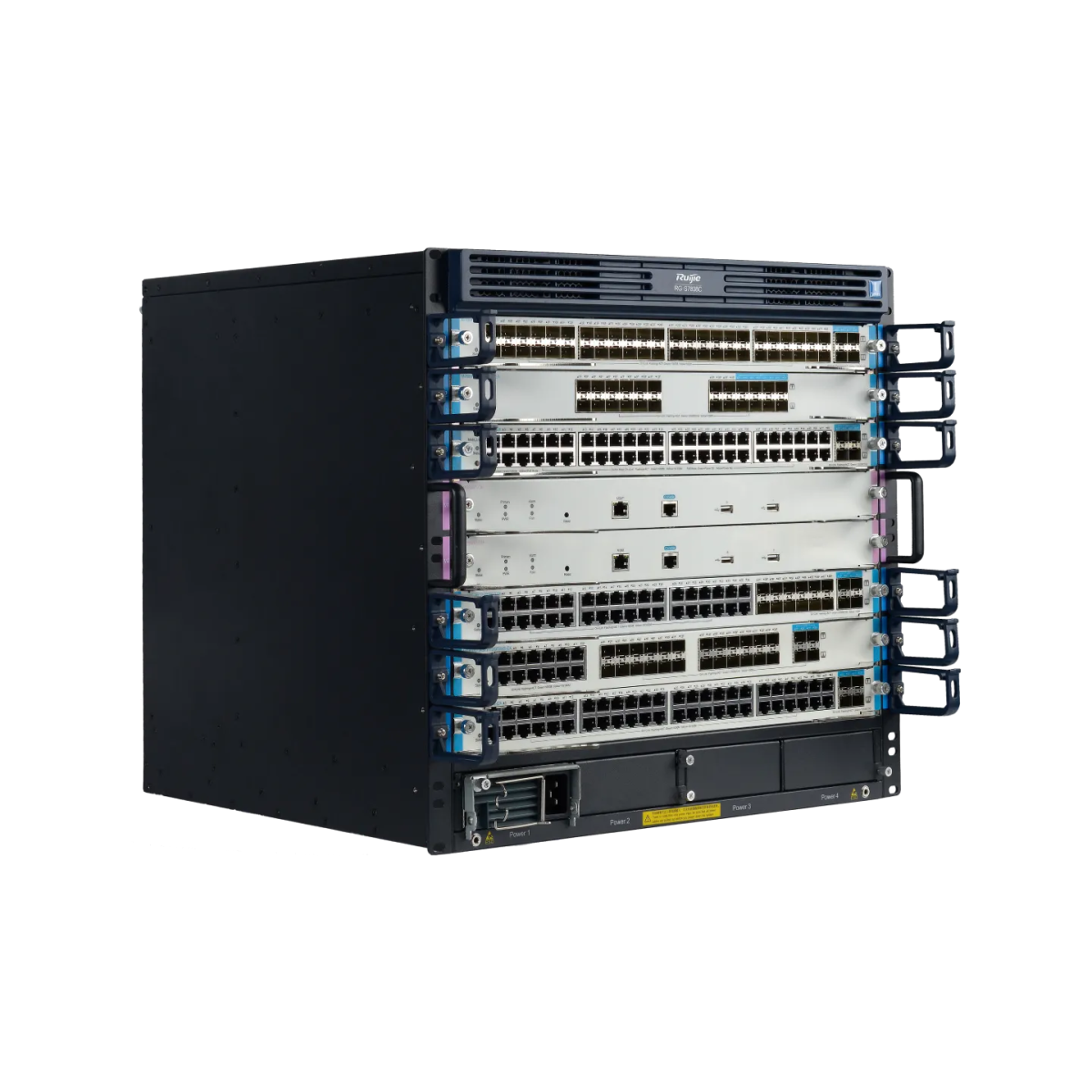 Ruijie RG-S7808C lắp line card và supervisor