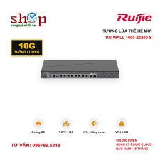 Tường lửa Ruijie RG-WALL 1600-Z3200-S 10Gbps, 8 cổng GE, 1 SFP+ 10G, quản lý cloud