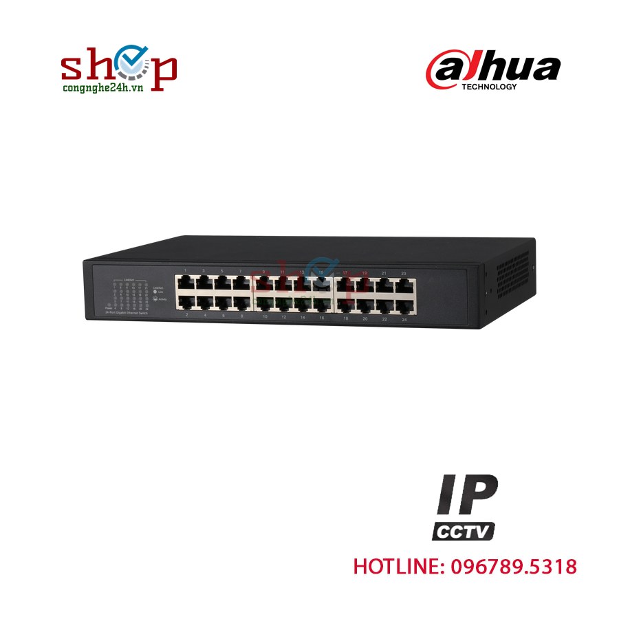 Switch Dahua DH-PFS3024-24GT 24 cổng Gigabit