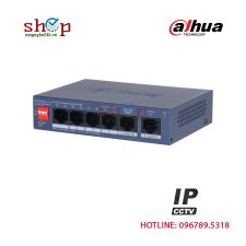 Switch PoE Dahua DH-CS4006-4ET2GT-36 6 cổng (4 PoE) uplink Gigabit 36W quản lý Cloud