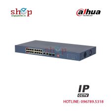 Switch PoE Dahua DH-CS4218-16ET-190 18 cổng (16 PoE) 190W quản lý Cloud
