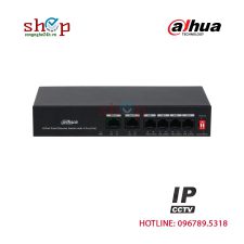 Switch PoE Dahua DH-PFS3006-4ET-36 6 cổng (4 PoE) 36W