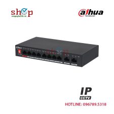 Switch PoE Dahua DH-PFS3010-8ET-96 10 cổng (8 PoE) 96W