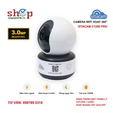 Camera Wifi Vitacam C1290 Pro 3MP 1296P Xoay 360 Độ – Hàng Trưng Bày Thanh Lý